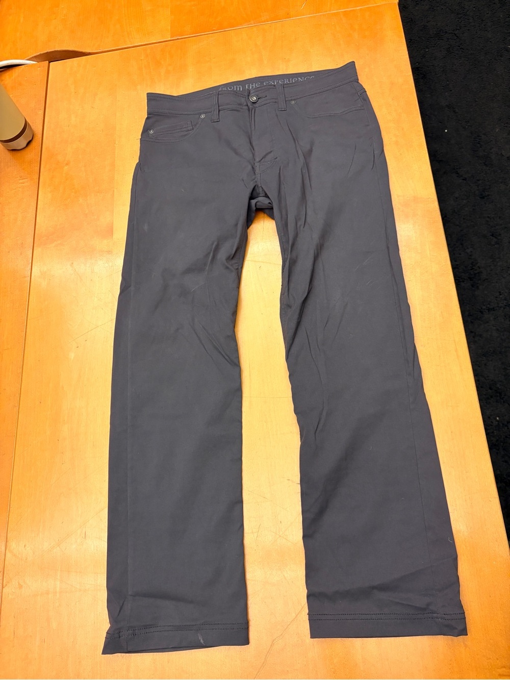 Prana Men's Dark Gray Straight Jeans